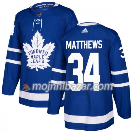 Dresovi Toronto Maple Leafs Auston Matthews 34 Adidas 2017-2018 Plava Authentic - Muške Dresovi Toronto Maple Leafs Auston Matthews 34 Adidas 2017-2018 Plava Authentic - Muške